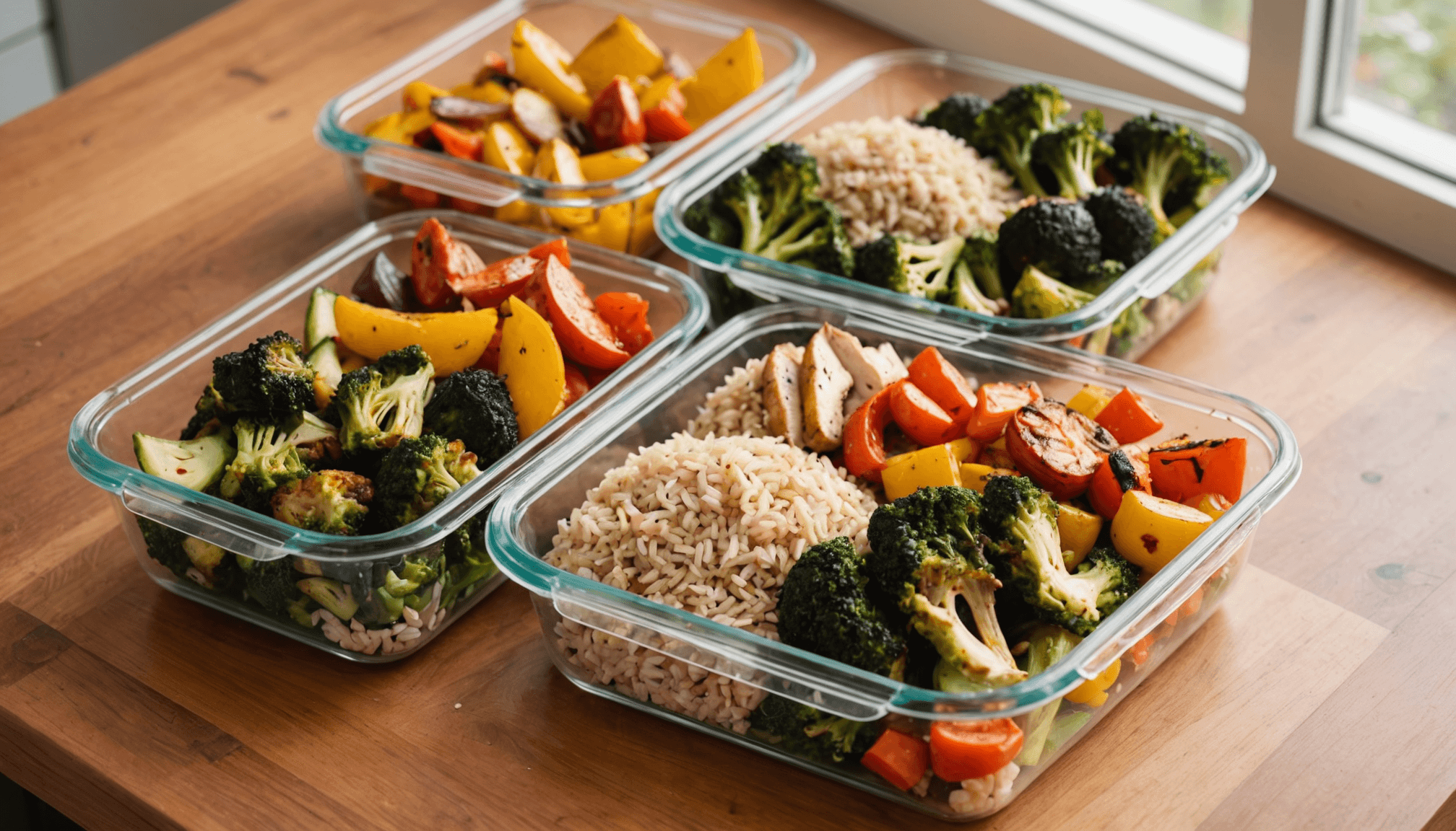 Healthy meal prep for a busy lifestyle
