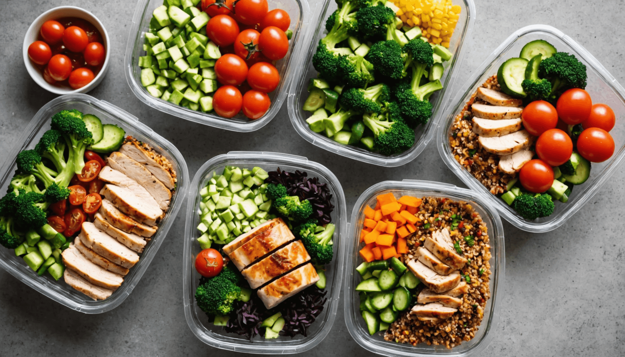 Healthy meal prep for energy and focus