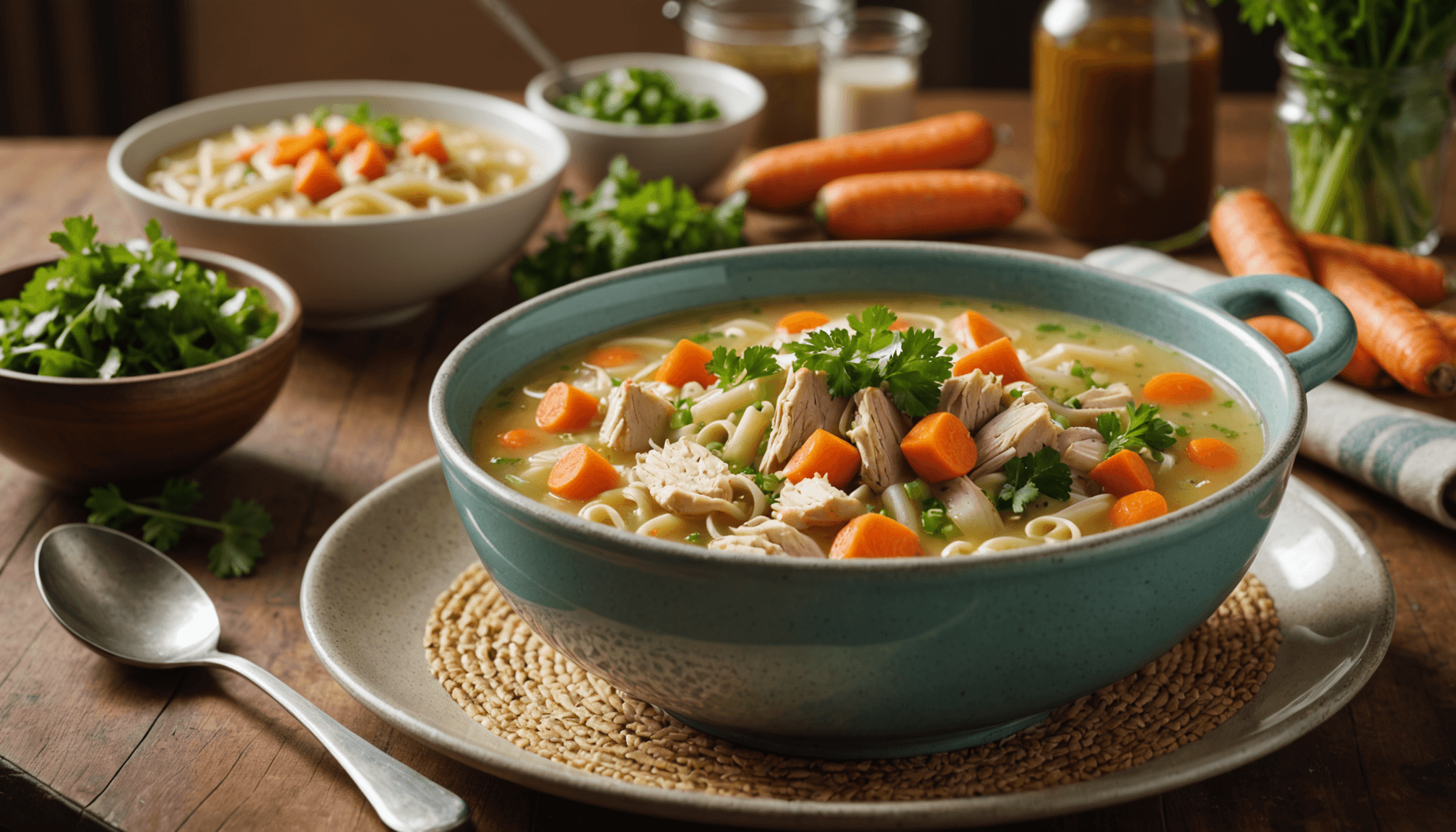 Healthy meal prep soups for chilly days