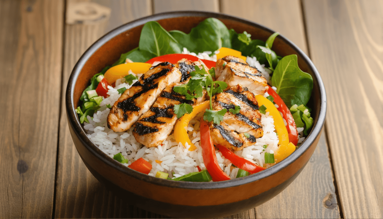Delicious rice bowls for a complete meal