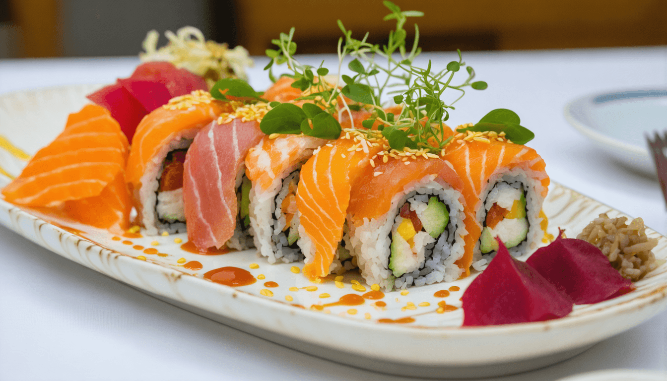 Easy homemade sushi for a fun dinner date