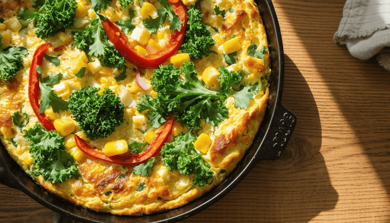 Quick and easy frittata for a light dinner