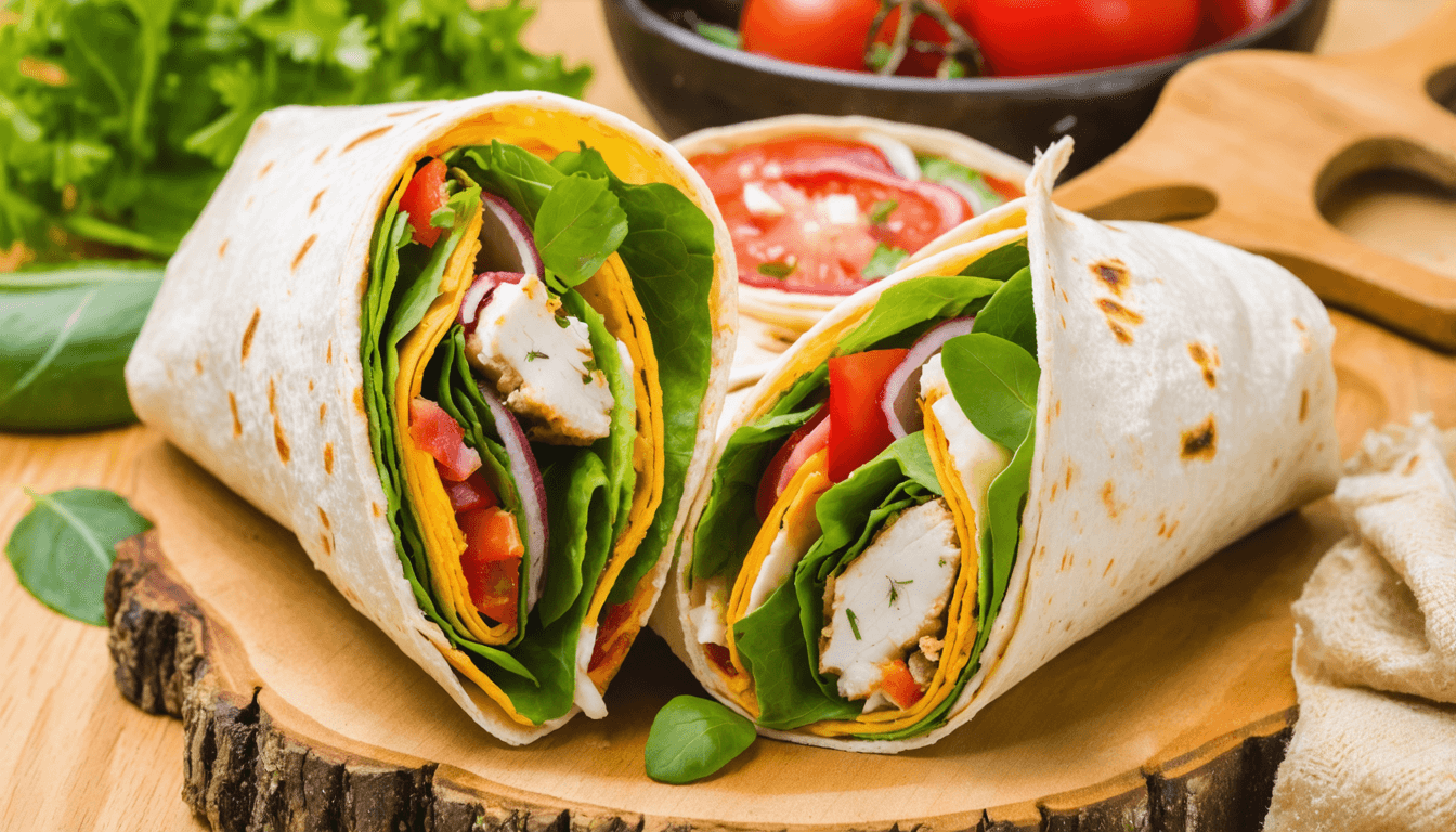 Speedy Mediterranean wraps for a quick meal Speedy Mediterranean wraps for a quick meal