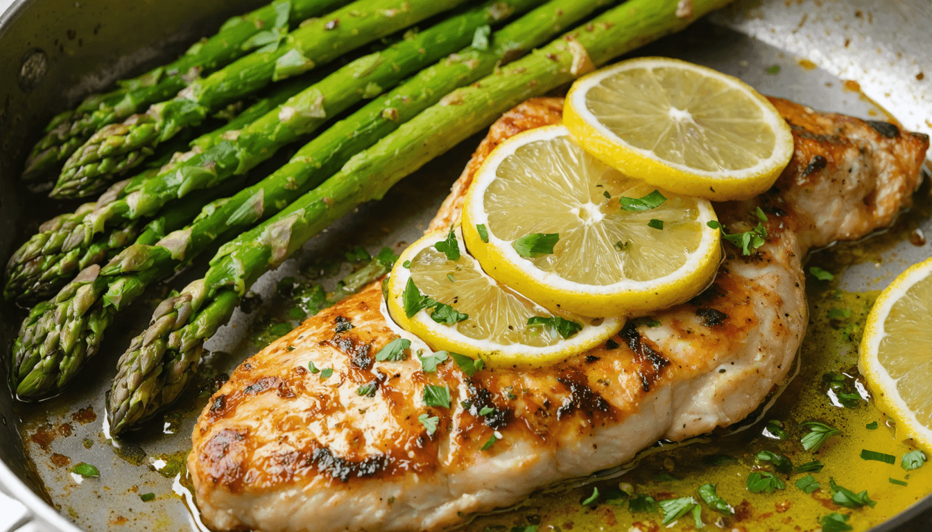 Easy lemon herb chicken with rice