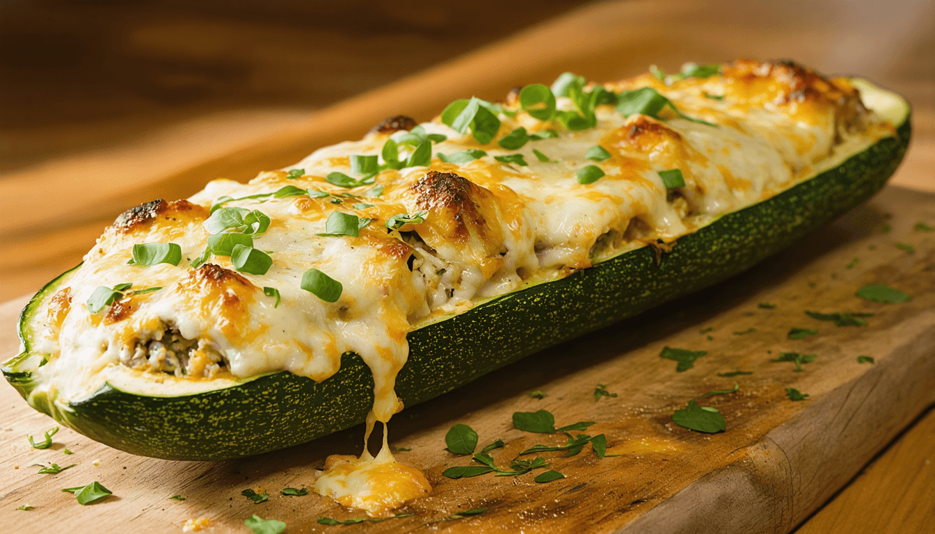 Easy stuffed zucchini boats for a keto-friendly meal