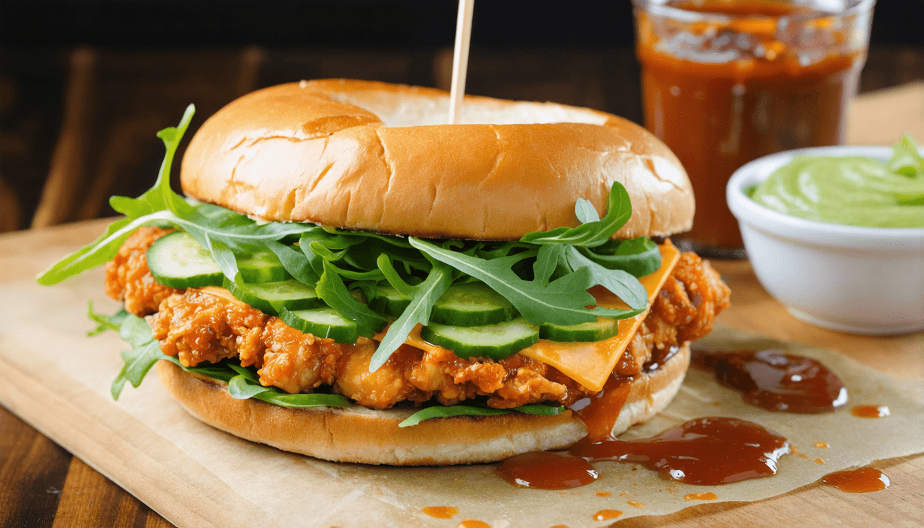 Quick and easy barbecue chicken sandwiches