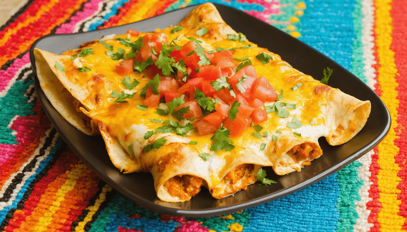 Quick and easy enchiladas for a Mexican night