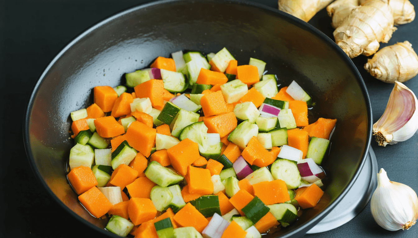 Quick veggie curry in a hurry